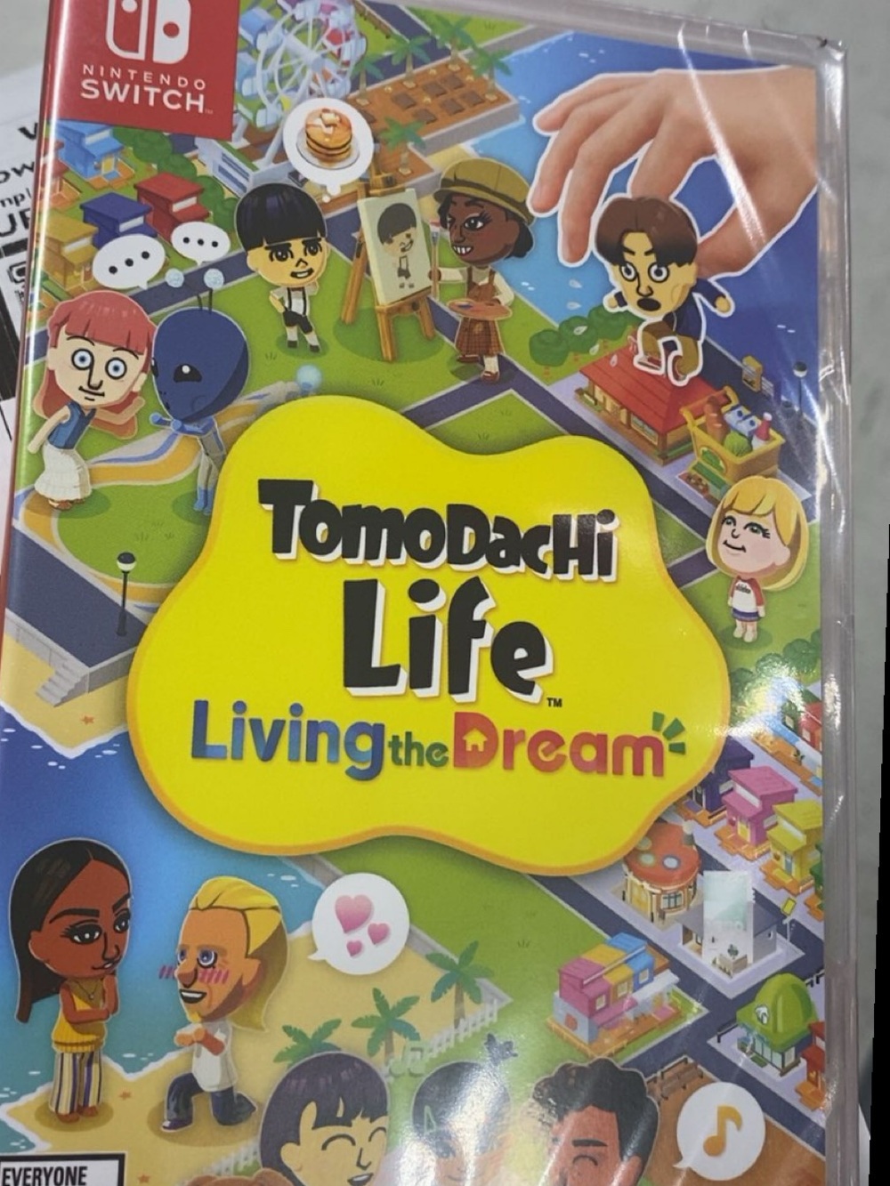 Nintendo Tomodachi Life Living the Dream – Yellow & Blue Cover